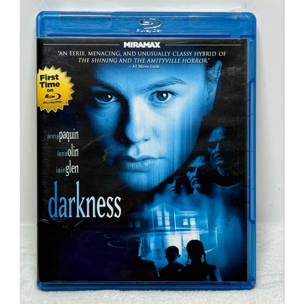 Darkness Blu-ray 2002 Horror Thriller Miramax - Anna Paquin - Lena Olin - Iain